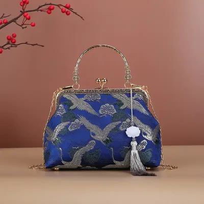 Luxe Embroidery Clutch